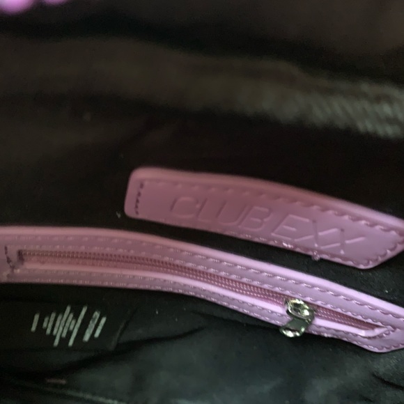 NEW Dolls Kill x Club Exx Violet Metamorphic Glitter
Backpack Shoulder Bag Purse - Picture 12 of 16